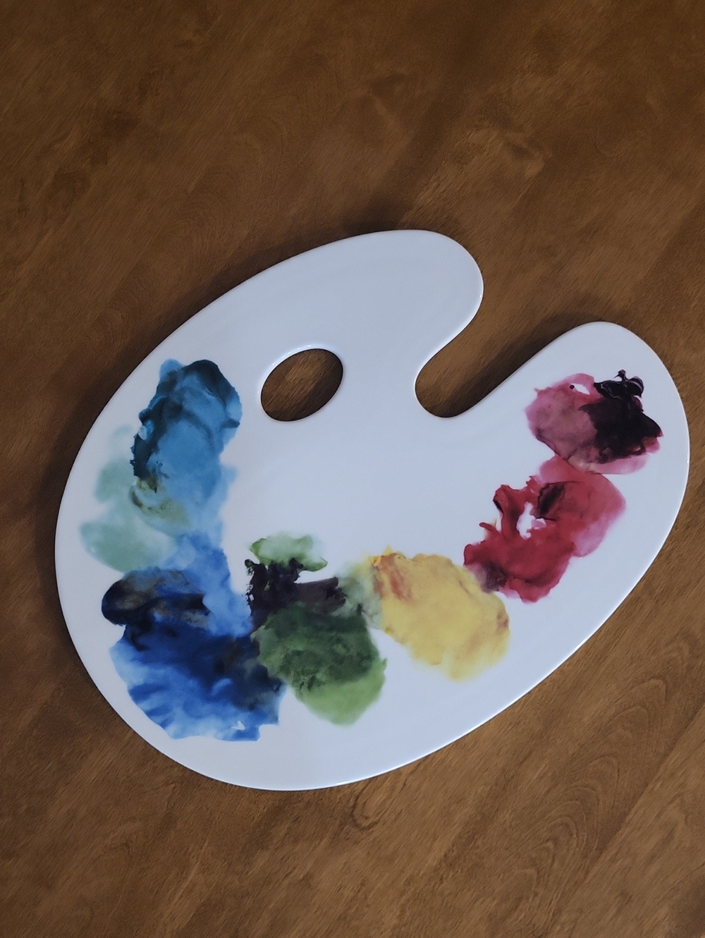 Fishs Eddy Artist Pallette Cheese Tray